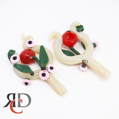 GLASS PIPE CHERRY BLOSSOM ON BRANCH GP25000 1CT